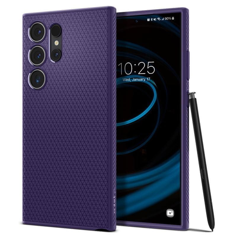 Spigen Liquid Air, deep purple - Samsung Galaxy S24 Ultra (ACS07449)